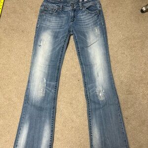 Miss Me Light Blue Boot Cut Jeans